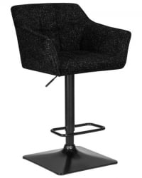 Стул барный DOBRIN RALF (черный твид (LEO18)) 2 шт