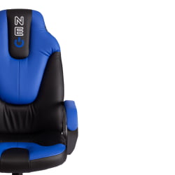 Кресло NEO 2 (22) экокожа Черный/синий 36-6/36-39