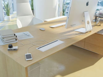 Лючок круглый, пластмассовый CBM33620003 Темно-коричневый