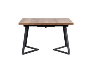 Стол Роналдо раздвиж. 120-160 Галифакс Табак/Бабочка