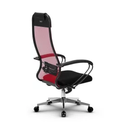 Офисное кресло МЕТТА Комплект 11, Основание 17834 Красный Black
