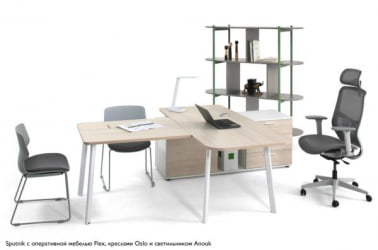 Кресло рабочее Т198686 SPUTNIK/A СЕРЫЙ/СЕРЫЙ