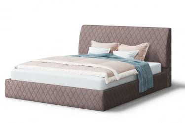 Кровать Хилтон, 2000 * 1400 мм, кофе