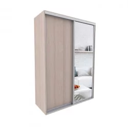 Шкаф-купе в коридор Акцент-Сим ДЗ 1400х600  Ясень шимо светлый