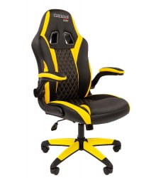 Кресло геймерское CHAIRMAN GAME 15 Черный Желтый