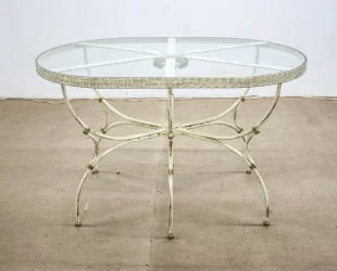 Маленький обеденный стол Прованс овальный 1200ммx800мм h750мм