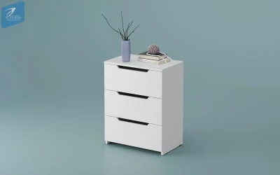 Комод в детскую КМ-001 Лайт Белый