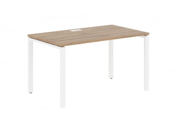 Стол письменный EDIS EUST 1380 Дуб Денвер светлый Белый