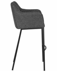 Стул барный DOBRIN LUCAS (серая ткань (F-22))