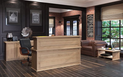 Комплект мебели для ресепшен Raut 02 Дуб девон