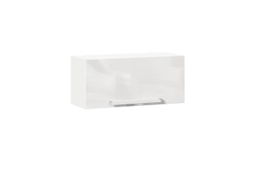 Шкаф кухонный 800 горизонтальный Герда ЛД 272.755.000 Белый/Белый глянец
