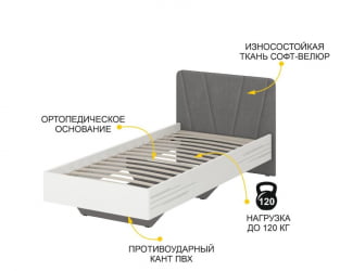 Кровать Аляска 502.10