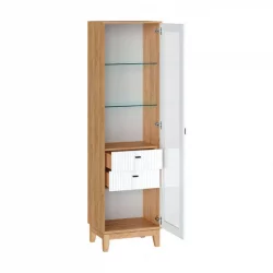 Шкаф одностворчатый Бари ЛД 698.050.000 Дуб Золотой Белый