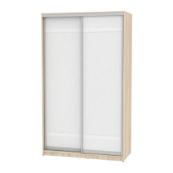 Шкаф-купе B-230х135х60-1(ДСС-Белый-D9D9)