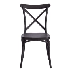 Стул CROSS (mod. PL24) пластик, 48 х 58 х 89 см, Black (черный) 05