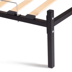 Кровать двуспальная из металла Marco металл, 160*200 см, черный