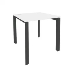 Стол рабочий на П-образном м/к ONIX O.MP-SP-0.8 Белый Бриллиант/Антрацит