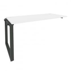 Наборный элемент рабочей станции на О-образном м/к ОНИКС О.МО-1.НРС-4.7 Белый Бриллиант/Антрацит / ONIX O.MO-1.NRS-4.7