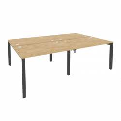 Рабочая станция на П-образном м/к ONIX O.MP-D.RS-4.2.8 Тиквуд Светлый/Антрацит