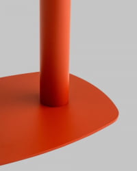 Журнальный столик Eanna L металл красный