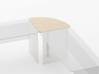 Приставка угловая Glassy 2.16 Венге