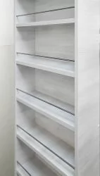 Распашной шкаф в гостиную Драйв Шелф (левый) Беленый дуб