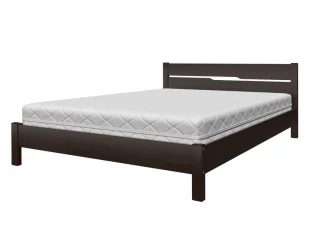 Кровать из массива Вероника 5 200х90 Орех темный