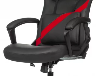 Геймерское кресло Бюрократ ZOMBIE DRIVER Черный-красный