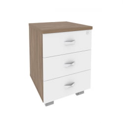 Тумба мобильная ONIX O.TM-3 Дуб Аризона/Белый