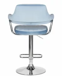 Стул барный DOBRIN CHARLY Пудрово-голубой велюр MJ9-74