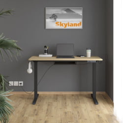 Стол подъемный электрический XTEN-UP AT-002 Дуб светлый/черный