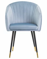 Стул обеденный DOBRIN MARY Серо-голубой велюр 1922-6