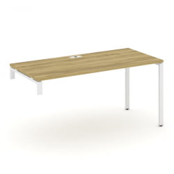 Стол надставка на опорную тумбу CONCEPT CN.OSN-004 Дуб Винченцо Белый