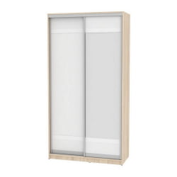 Шкаф-купе B-220х120х60-3(ДСС-Белый-D9D10)