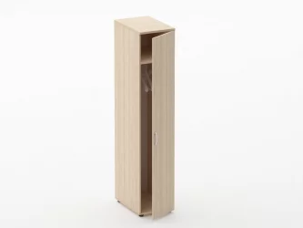Шкаф для одежды узкий Glassy 6.19.30Пр Бук светлый