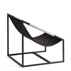 Кресло Charli / Чарли без подлокотника рогожка, серо-бежевый, 3M 16/2, 70х70х84 см