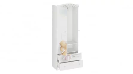 Белый шкаф Тедди ТД-294.07.22 Белый с рисунком