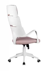 Кресло оператора Riva Chair SAKURA (белый пластик) Розовый