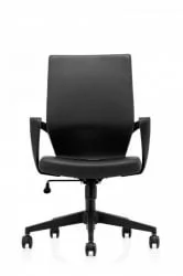 Кресло офисное СОЮЗ LB Черная экокожа
