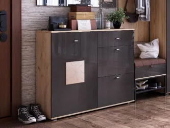 Комод комбинированный Фиджи ЛД 659.350.000 Дуб золотой Антрацит