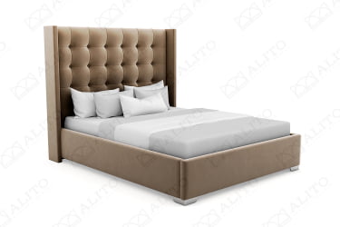 Кровать Milano 140x200 велюр Seven 115