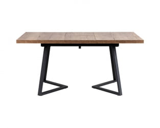 Стол Роналдо раздвиж. 120-160 Галифакс Табак/Бабочка