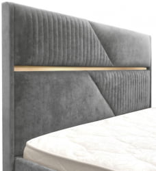 Кровать с подъемным механизмом Монако 902.21 Оникс Десерт серый