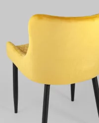 Стул мягкий Ститч велюр  (Оранжевый)