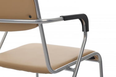 Кресло Nix Plus RCH OMKL-04 Бежевый/Металл окрашенный Хром