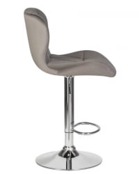 Стул барный DOBRIN BARNY (серый велюр (MJ9-75)) 2 шт