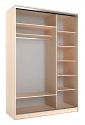 Двустворчатый гардеробный шкаф Хит-23-12-11 Ясень шимо светлый