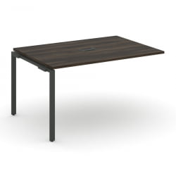 Проходной наборный элемент переговорного стола CONCEPT CN.NPRG-011 Дуб Мали Антрацит