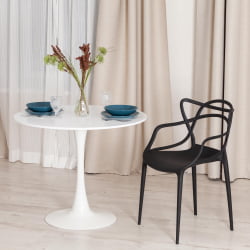 Стул Кат Чаир (мод. 028) пластик, 53 кс 59 кс 82,5 см, черный (Блаcк 3010) / Cat Chair (mod. x x (Black