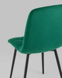 Стул Oliver велюр Темно-зеленый